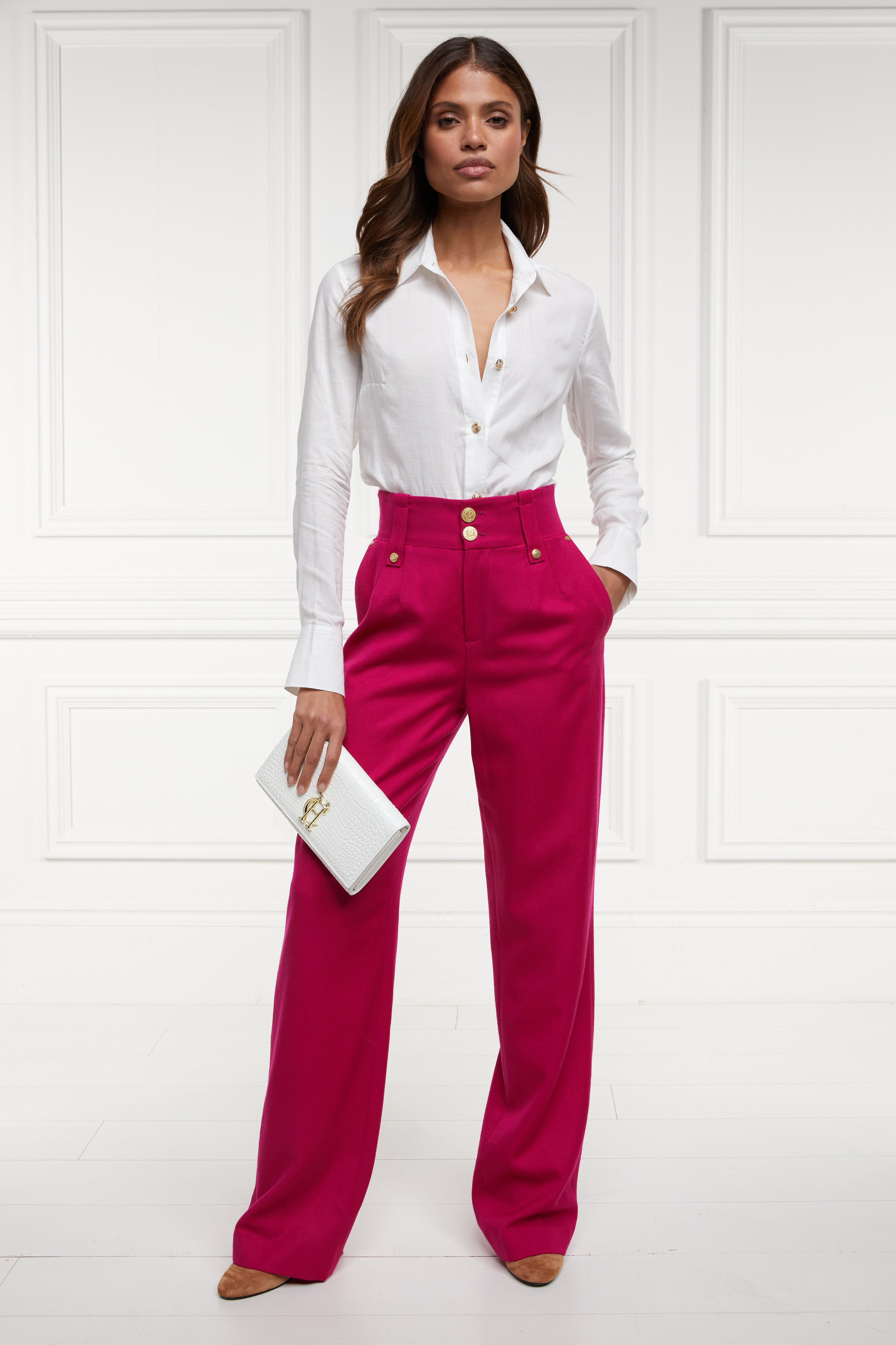 HOT Louis Vuitton Rose Sweatshirt And Pant For Women