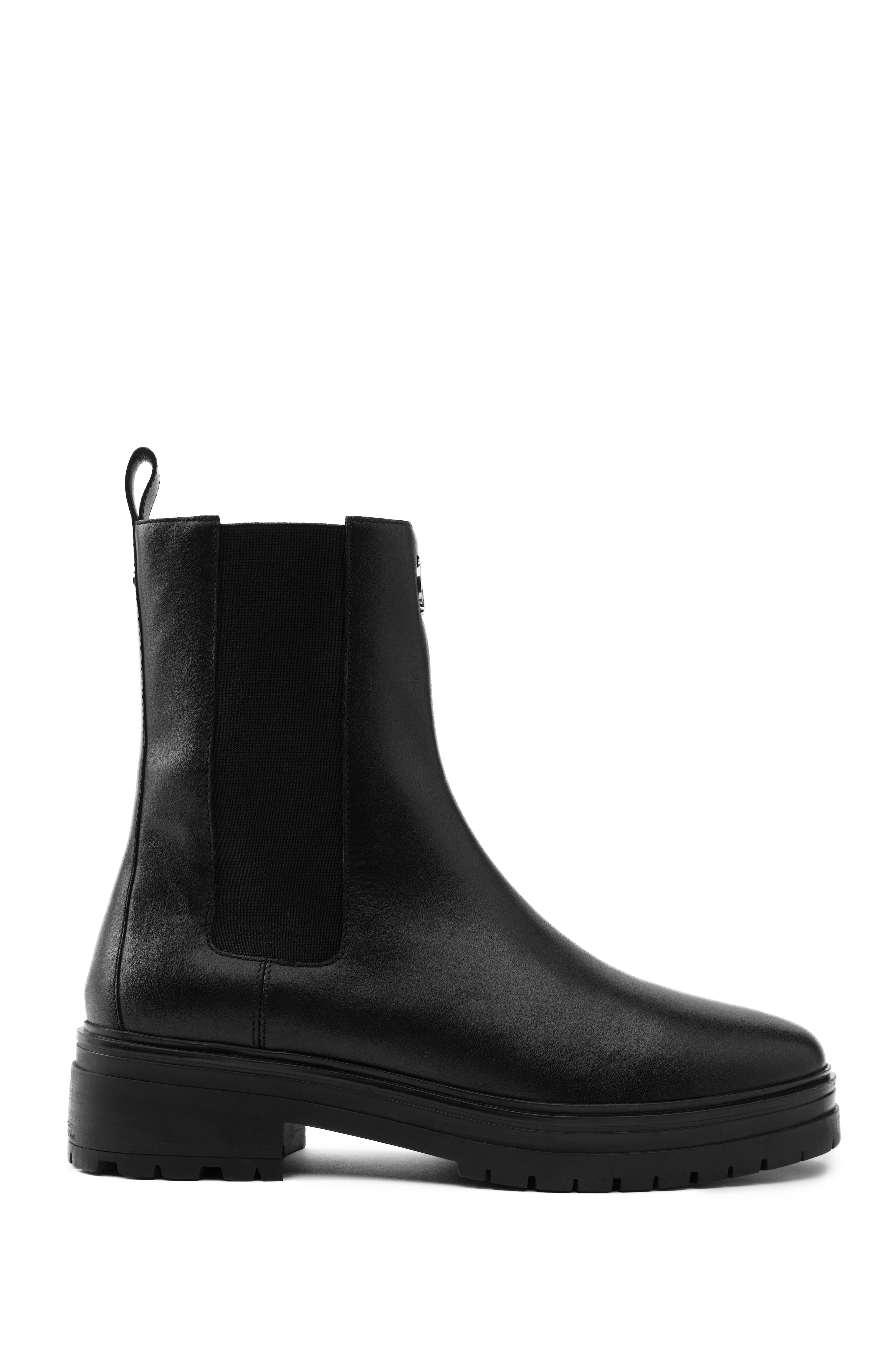 Henley comfort black leather chelsea boots best sale