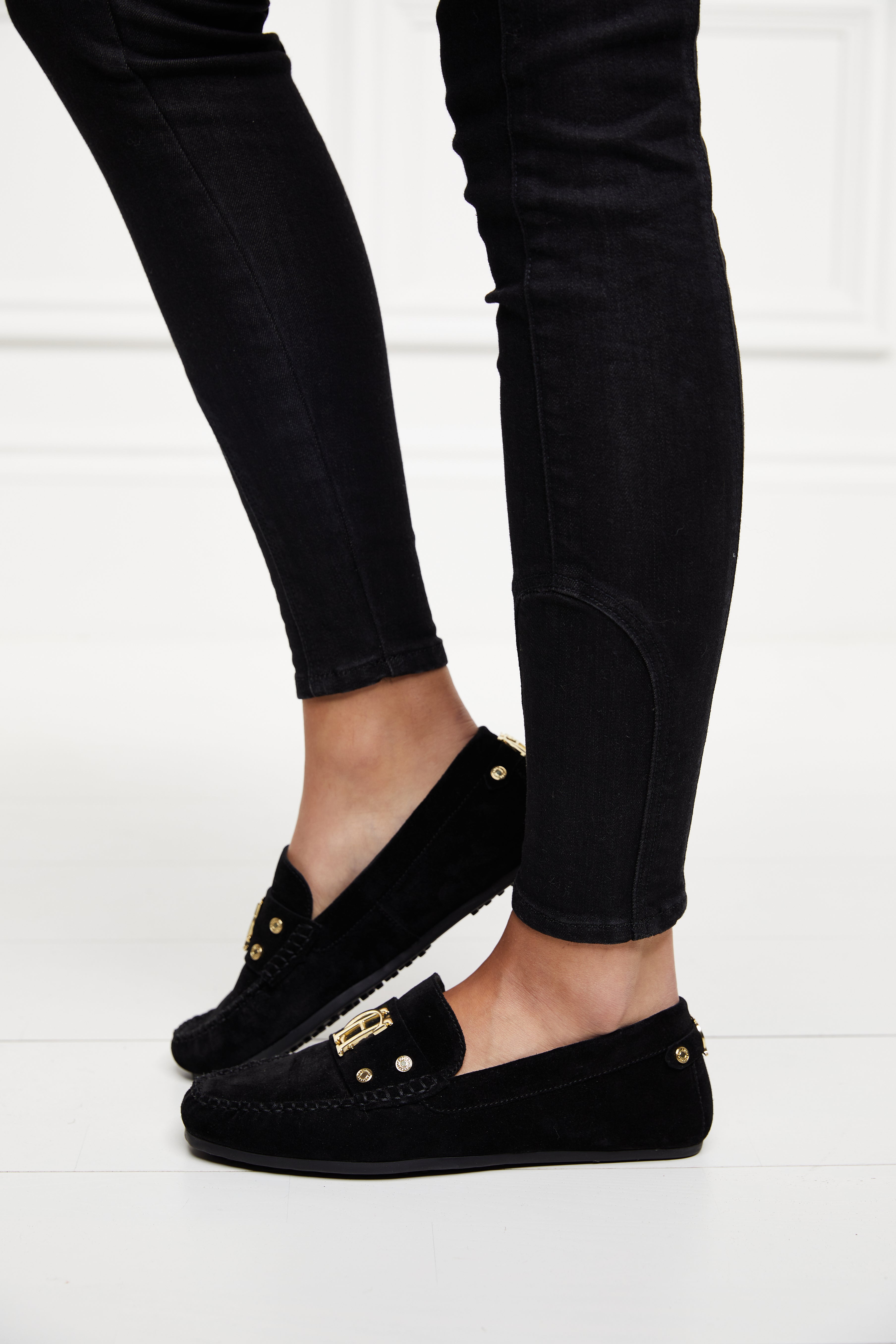 Suede on sale black loafers