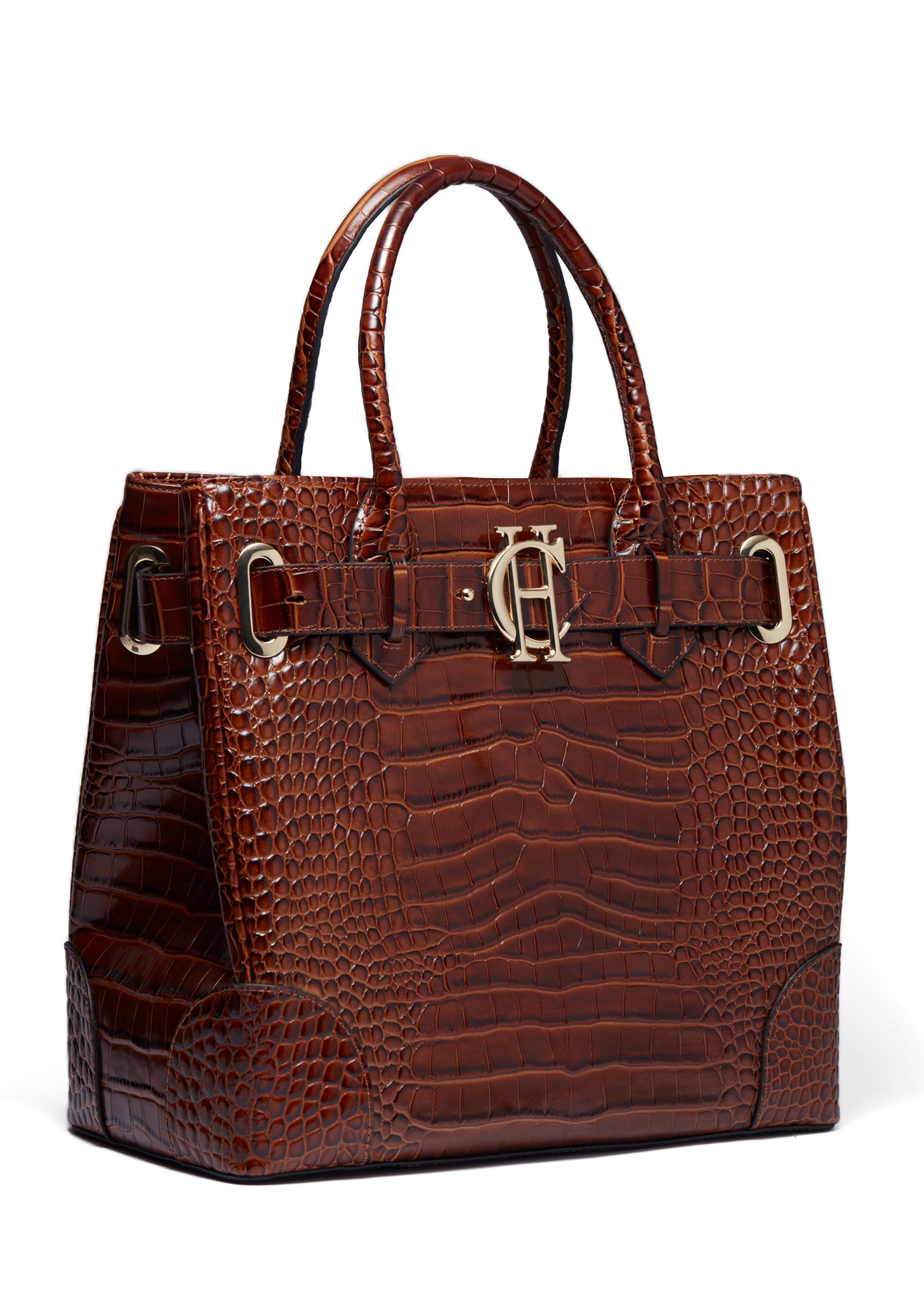 Croc brown outlet bag