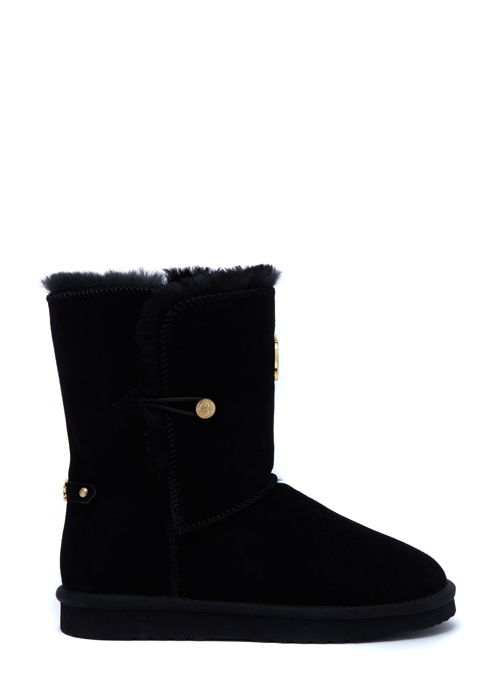 HC Shearling Boot (Black) – Holland Cooper ®