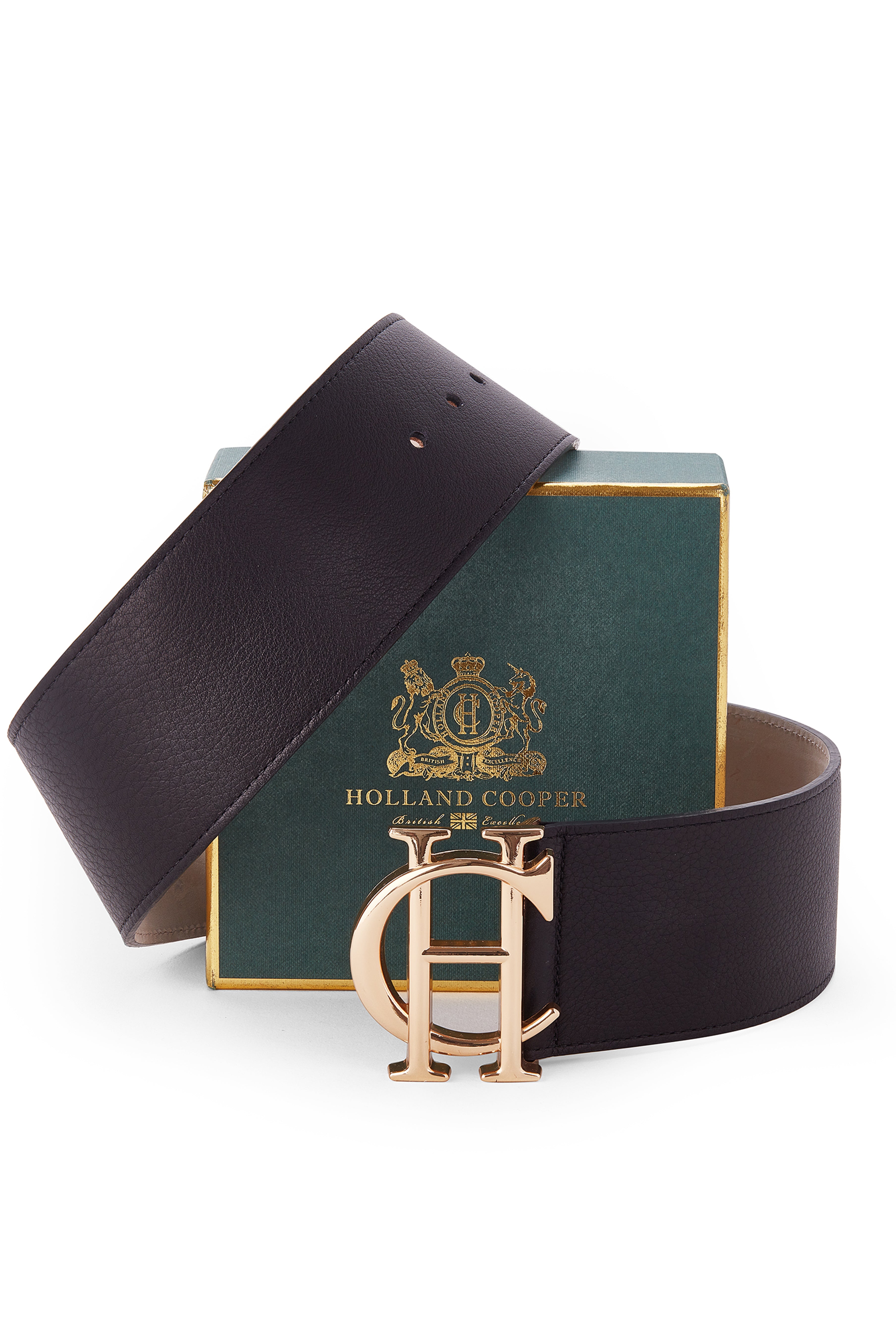HC Wide Belt (Black) – Holland Cooper ®