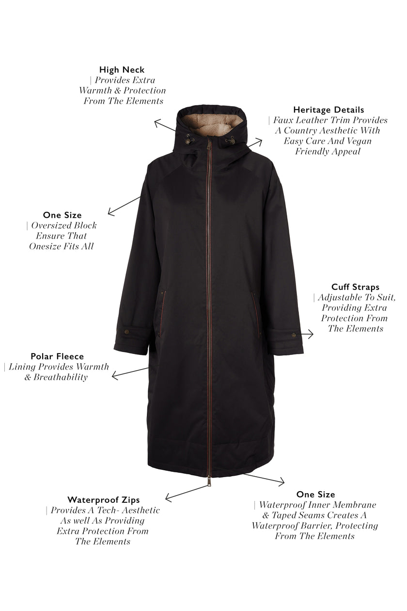 One-Size Waterproof Coat (Chocolate)