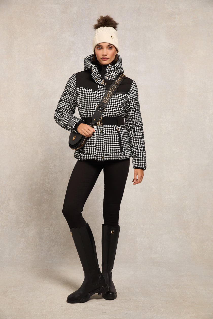 Vermont Puffer Jacket (Houndstooth)