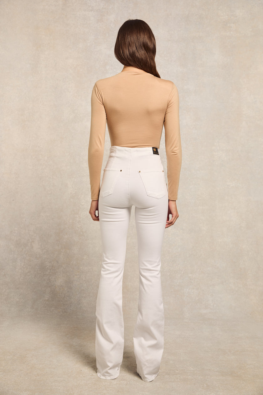 Amoria Flared Jean (White)