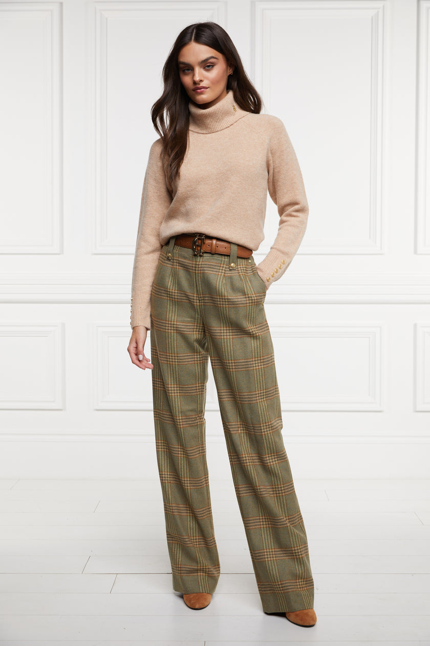 High Waisted Straight Trouser (Leveret) – Holland Cooper