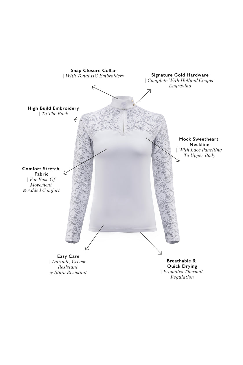 Newbury Long Sleeve Base Layer (White)