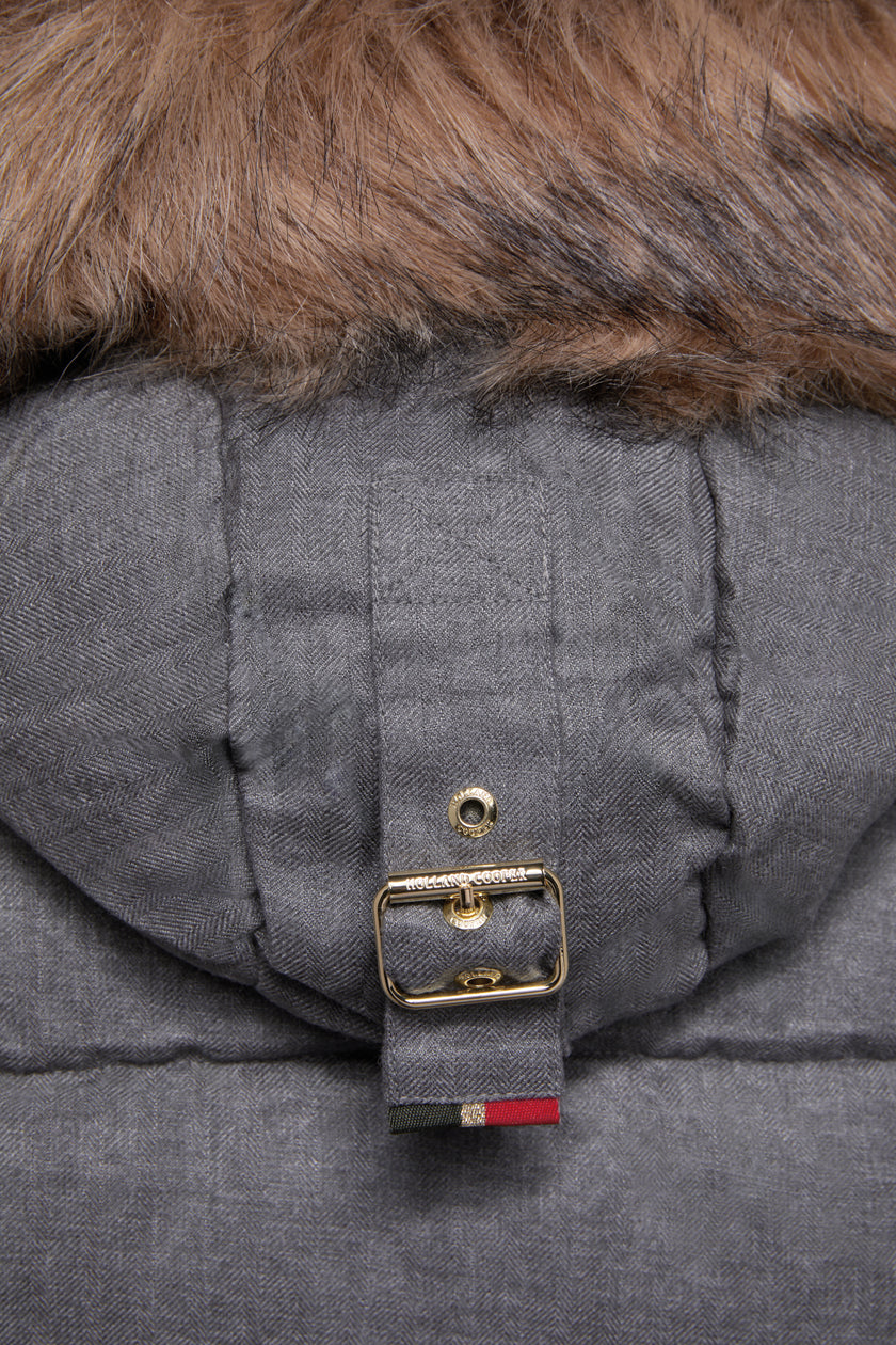 Cervinia Puffer (Light Grey Tweed)