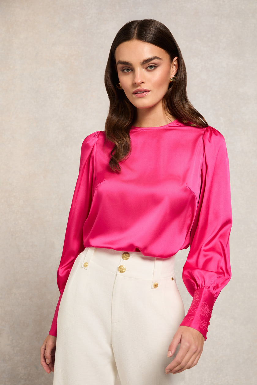 Carmen Blouse (Hot Pink)