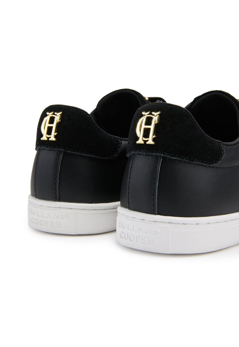 Knightsbridge Court Trainer (Black)