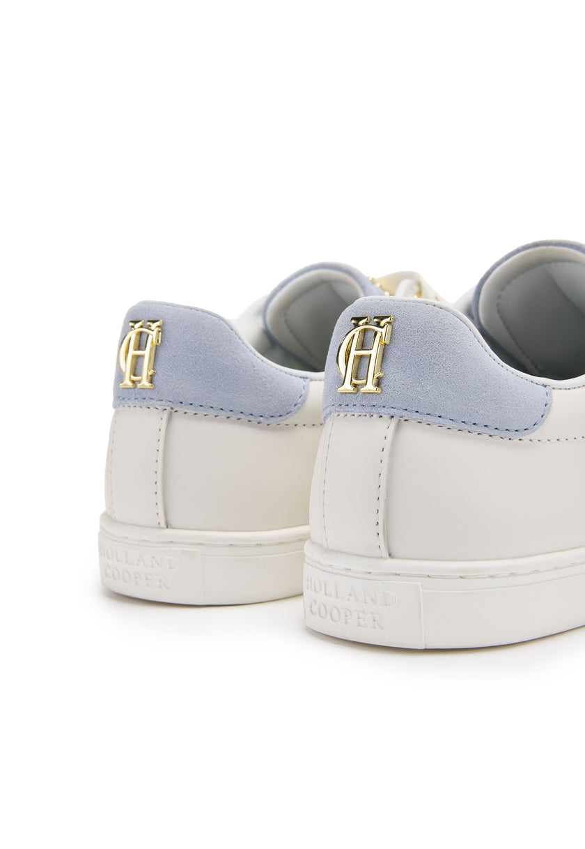 Knightsbridge Court Trainer (White Smokey Blue)