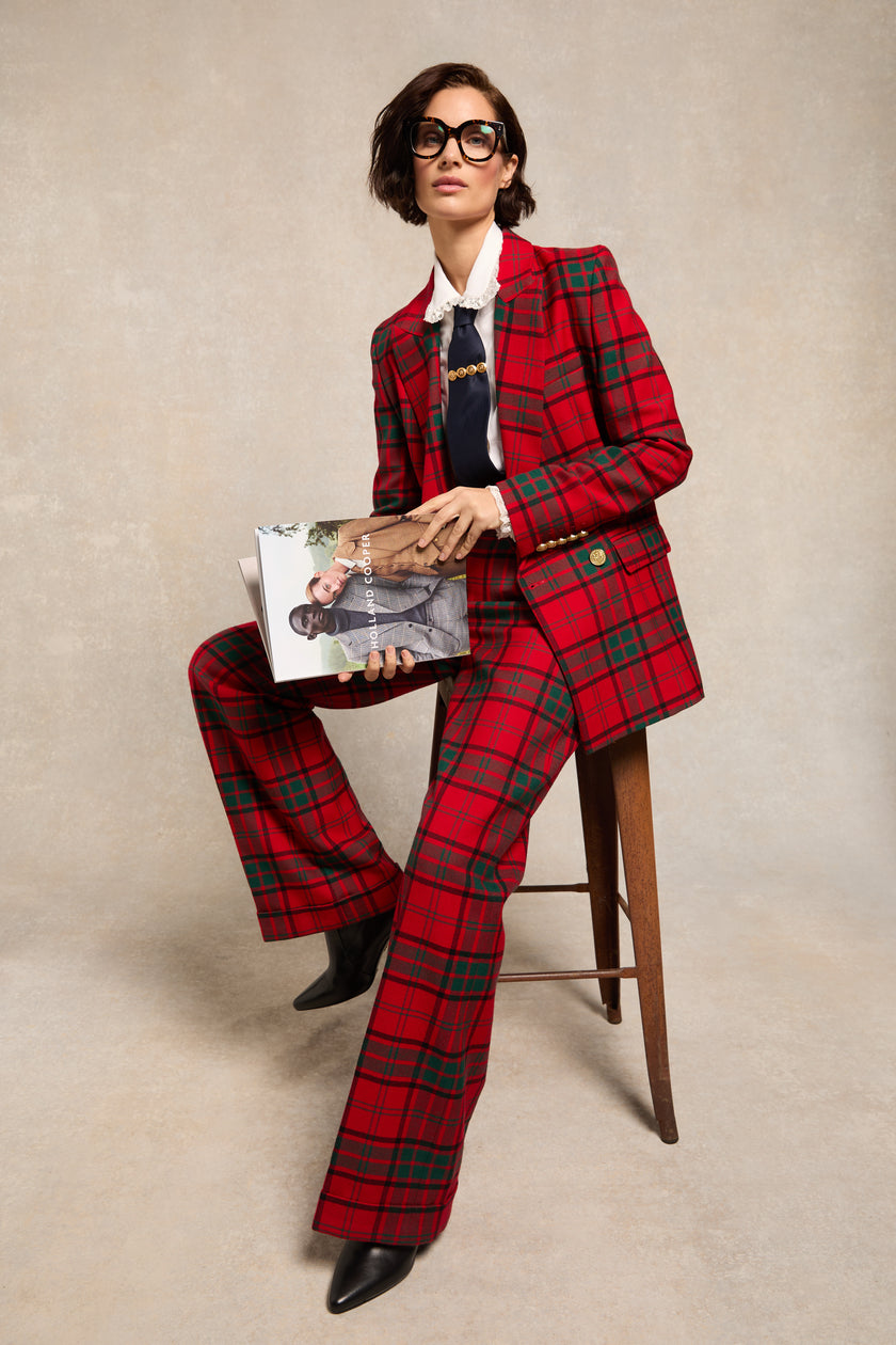 Belgravia Blazer (Red Tartan)