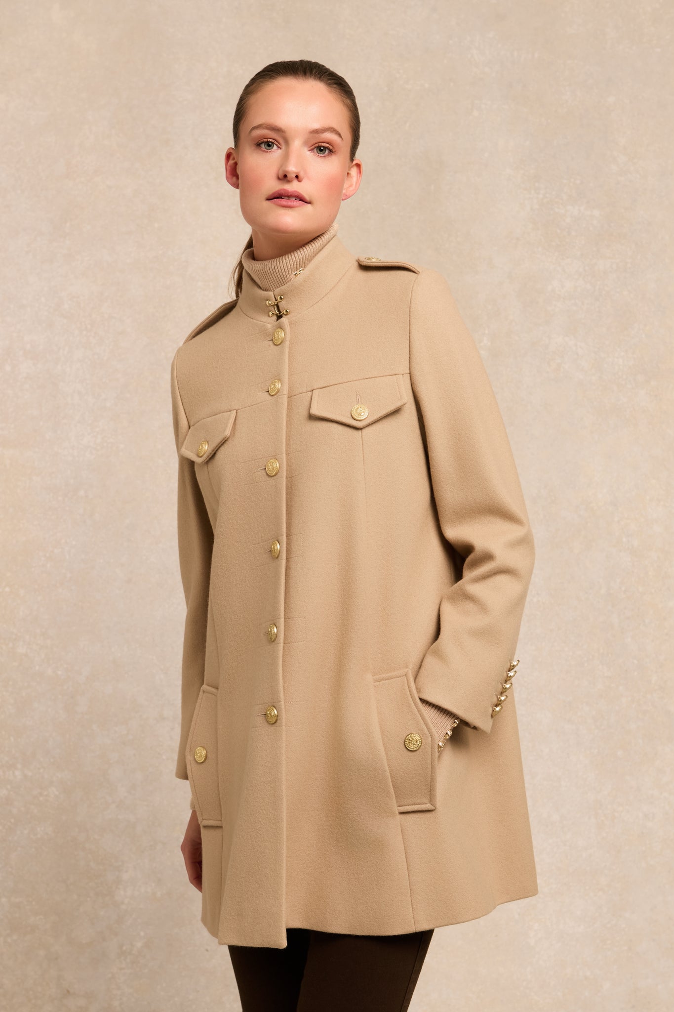 Highbury Cape Coat (Camel)