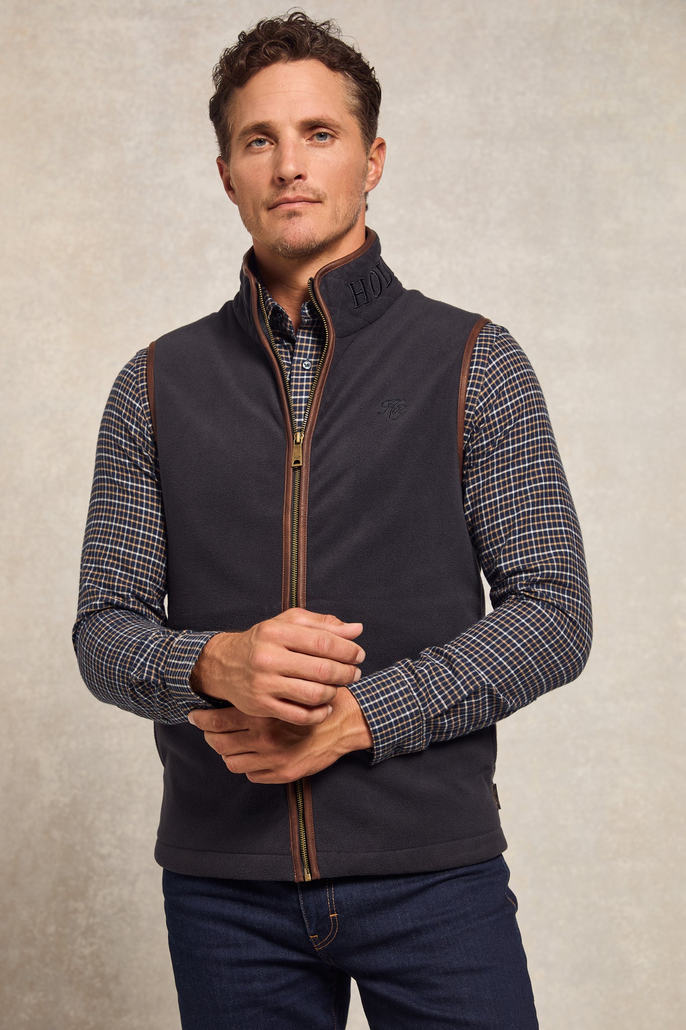 Country Fleece Gilet (Ink Navy)