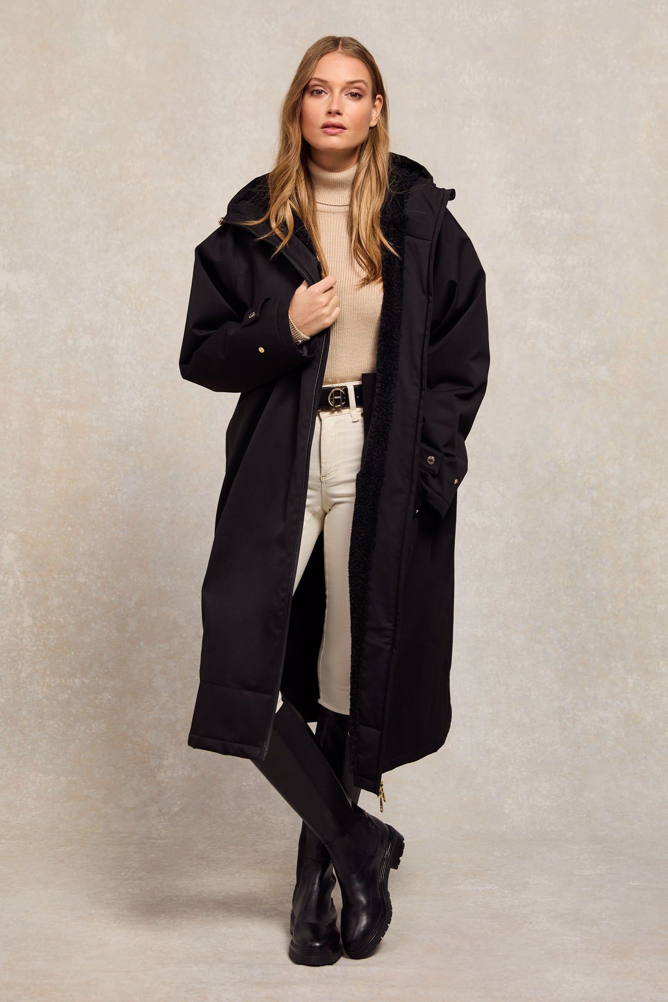 One-Size Waterproof Coat (Black)