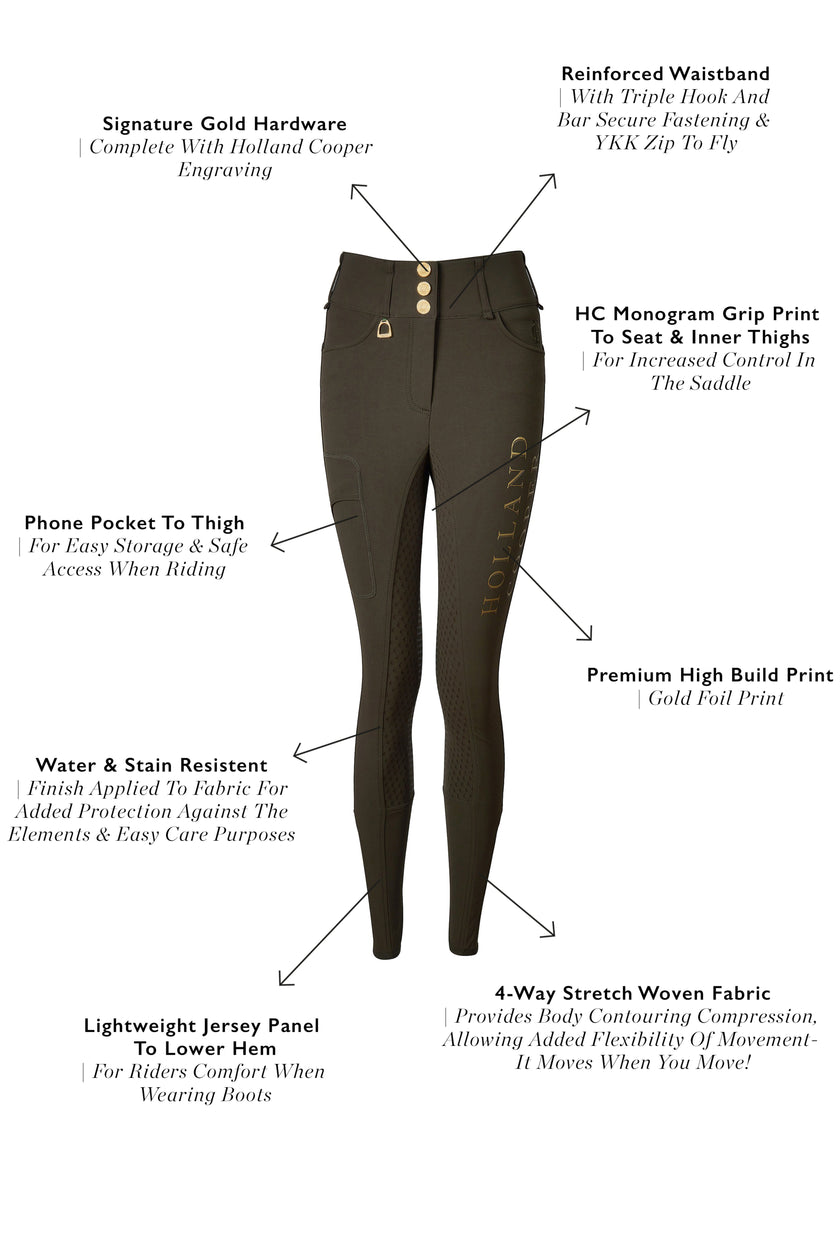 Ascot Breeches (Khaki)