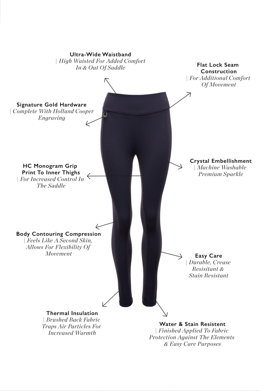 Beauford Legging (Ink Navy)