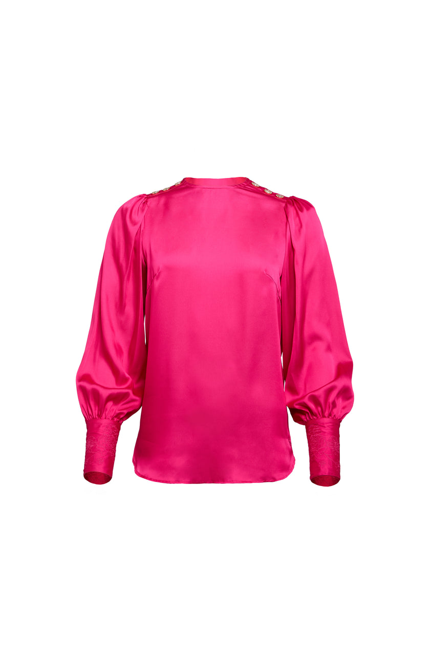 Carmen Blouse (Hot Pink)