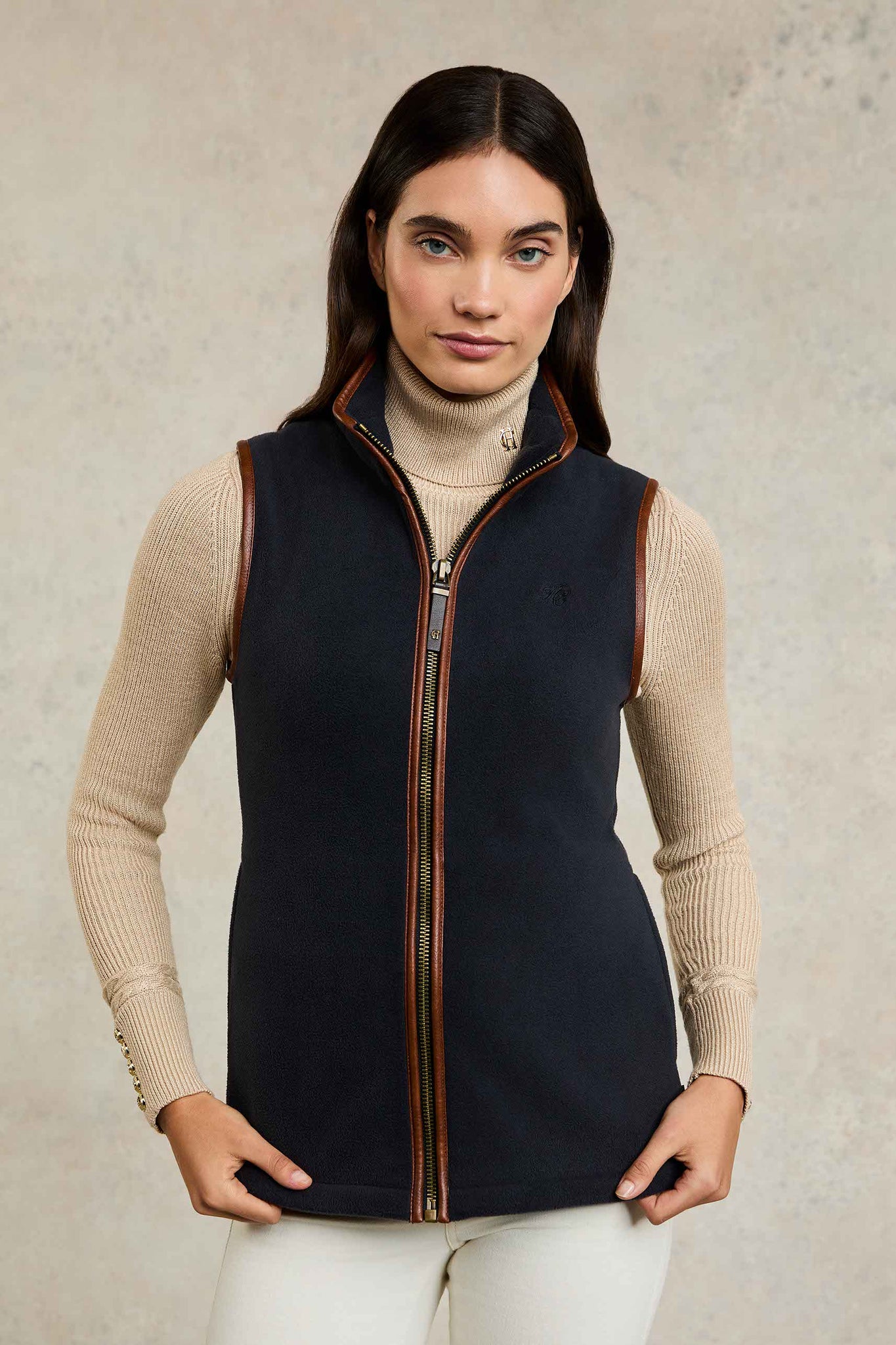 Country Fleece Gilet (Ink Navy)