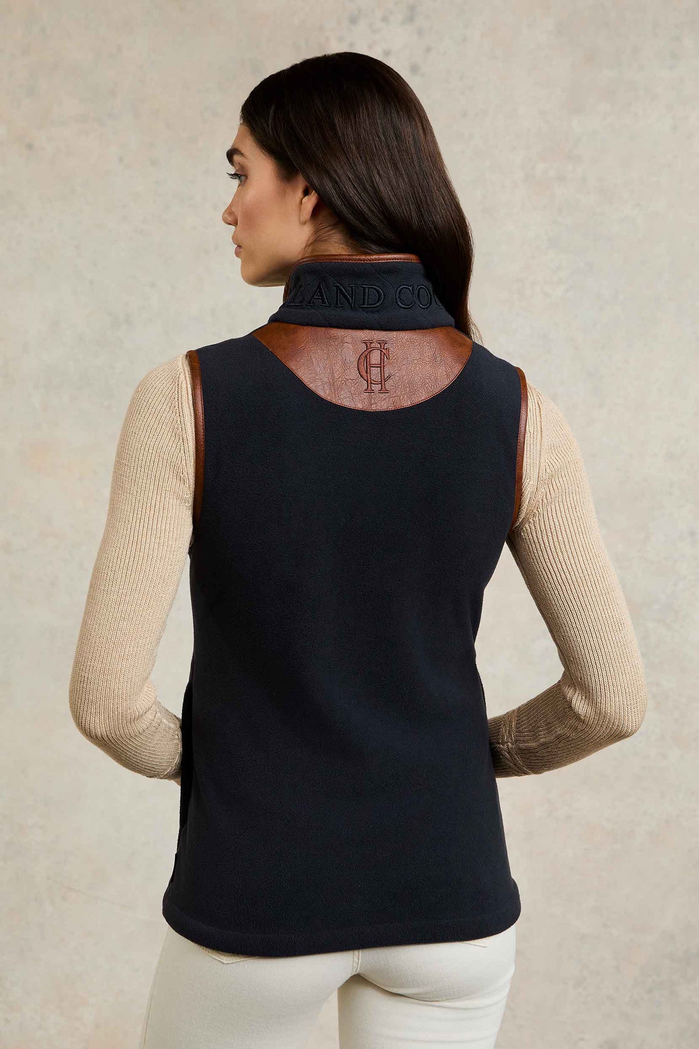 Country Fleece Gilet (Ink Navy)