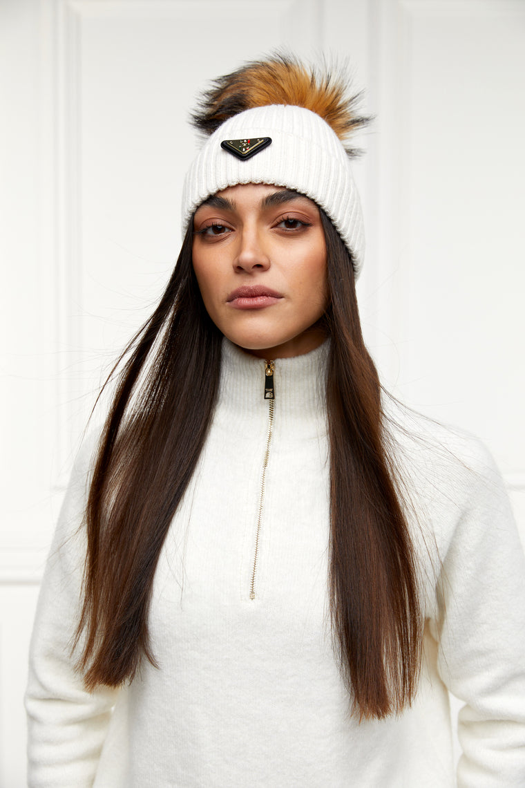 Burghley Bobble Hat (Cream)