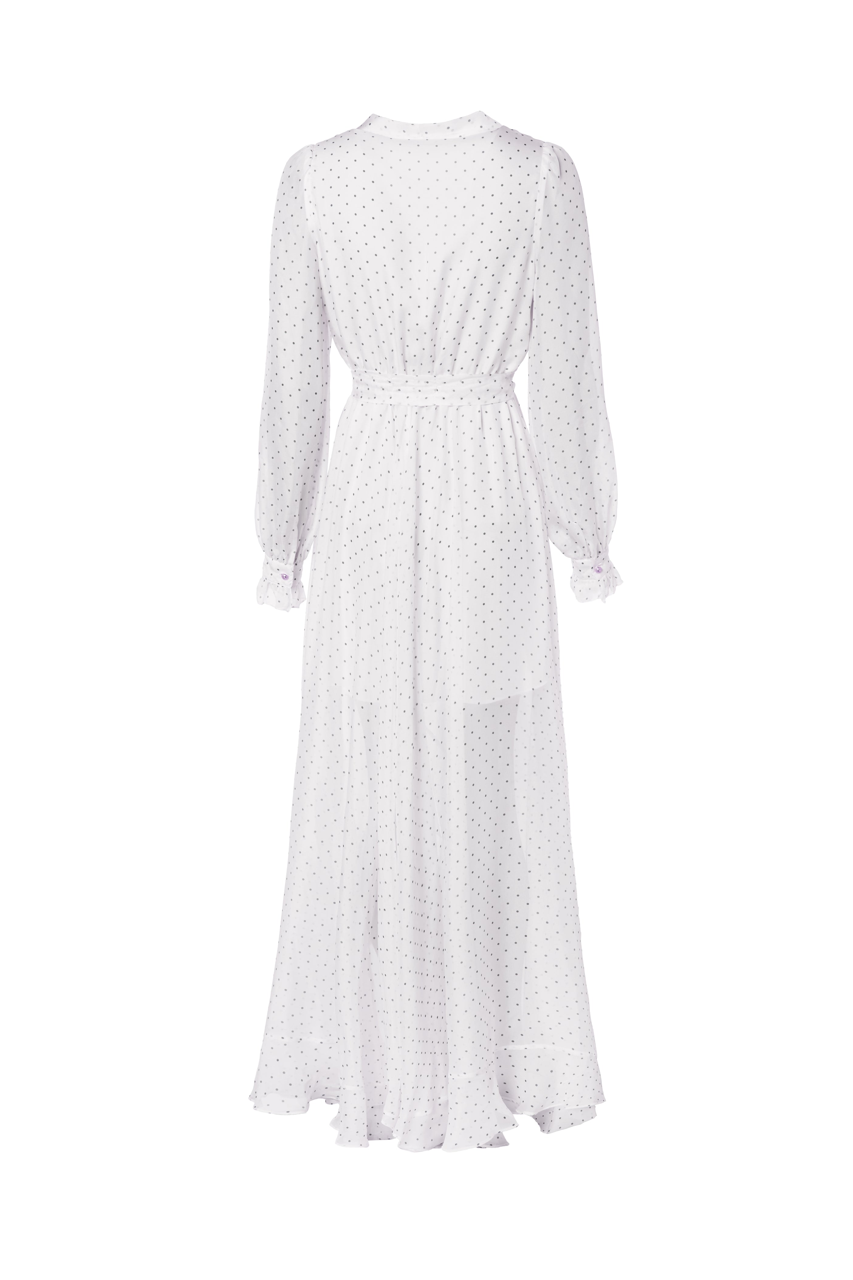 Ellisa Maxi Dress (Ecru Polka Dot) – Holland Cooper