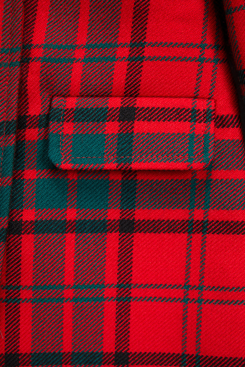 Little Town Coat (Red Tartan)