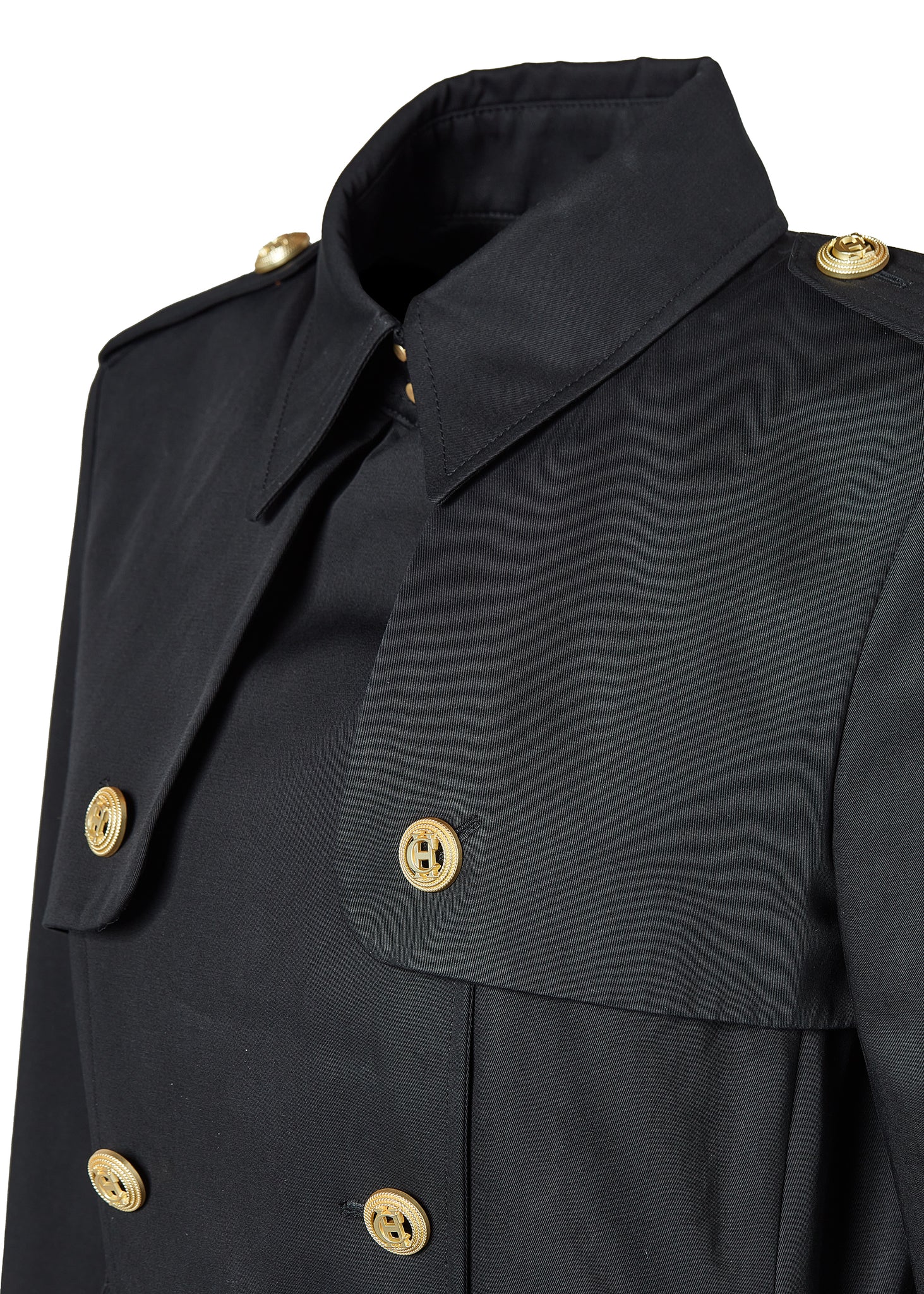 Gatcombe Full Length Trench Coat (Black)