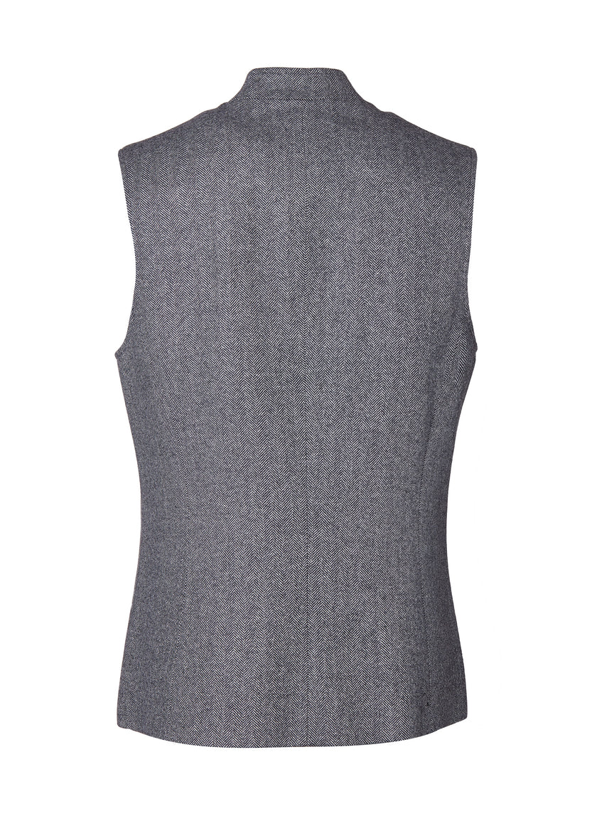 Nehru Gilet (Mono Herringbone)