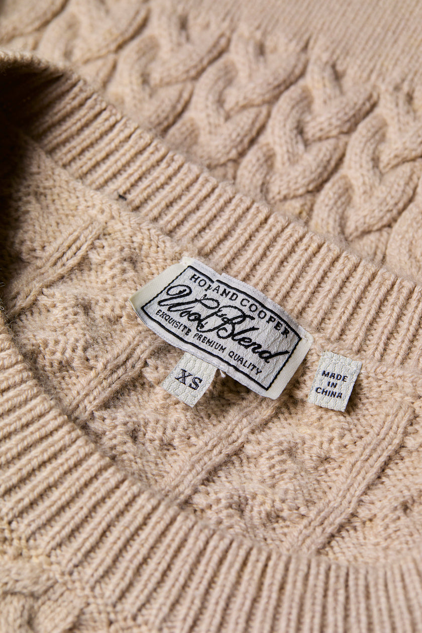 Harriet Crew Neck Knit (Taupe)