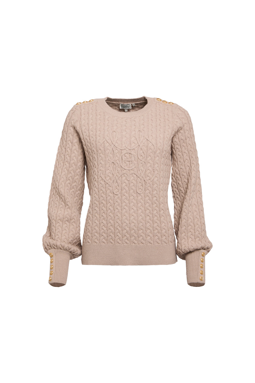 Harriet Crew Neck Knit (Taupe)