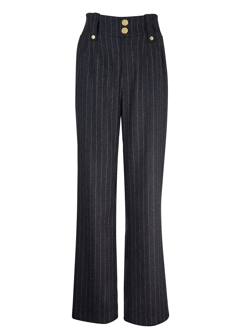 The Charcoal Pinstripe Suit