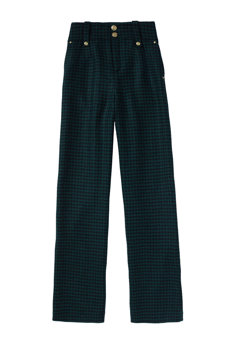 The Emerald Houndstooth Look (Lydia Millen)