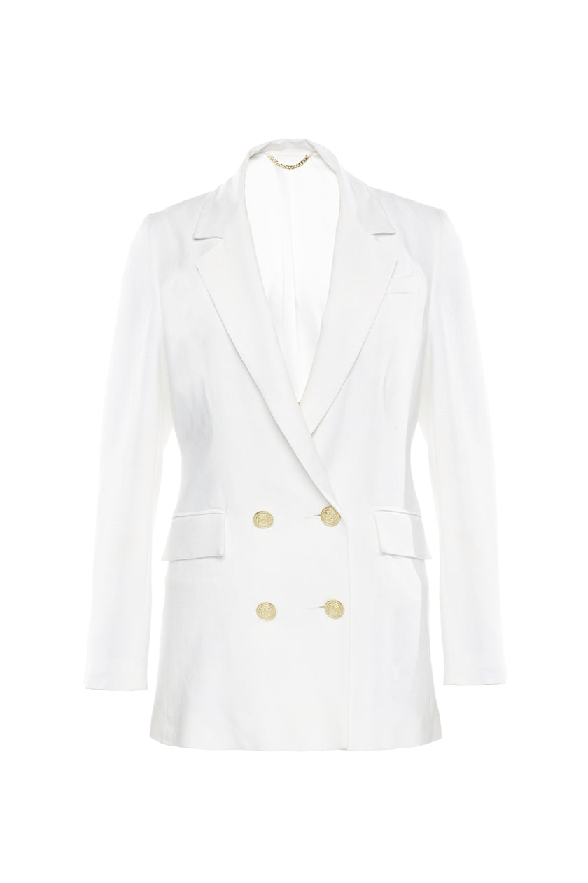 The Oyster Linen Suit