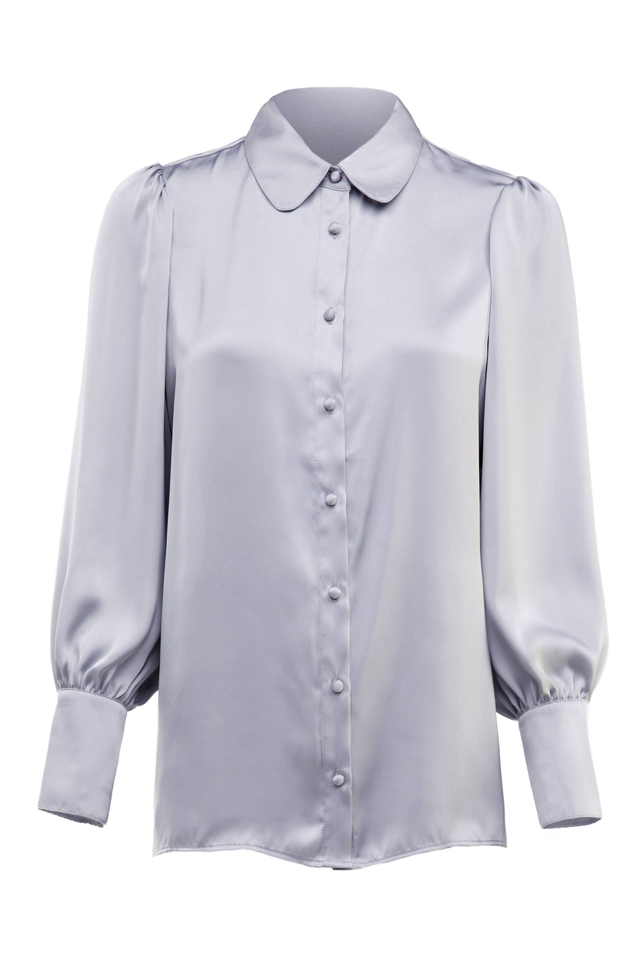 Isla Satin Shirt (Silver Grey) – Holland Cooper