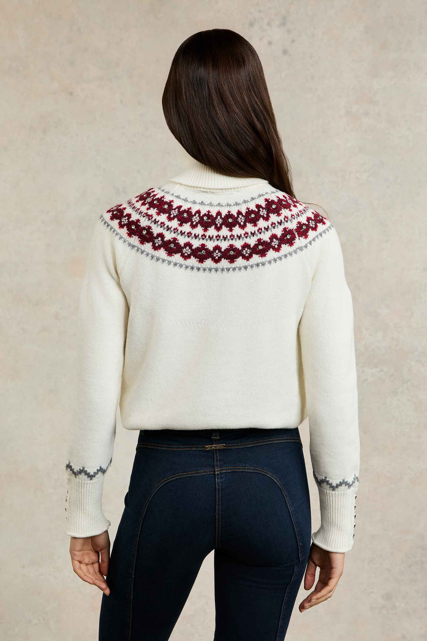 Jennifer Roll Neck Knit (Natural)