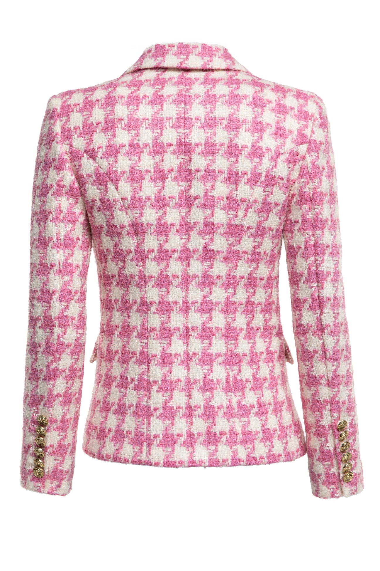 Knightsbridge Blazer (Pink Large Scale Houndstooth) – Holland Cooper