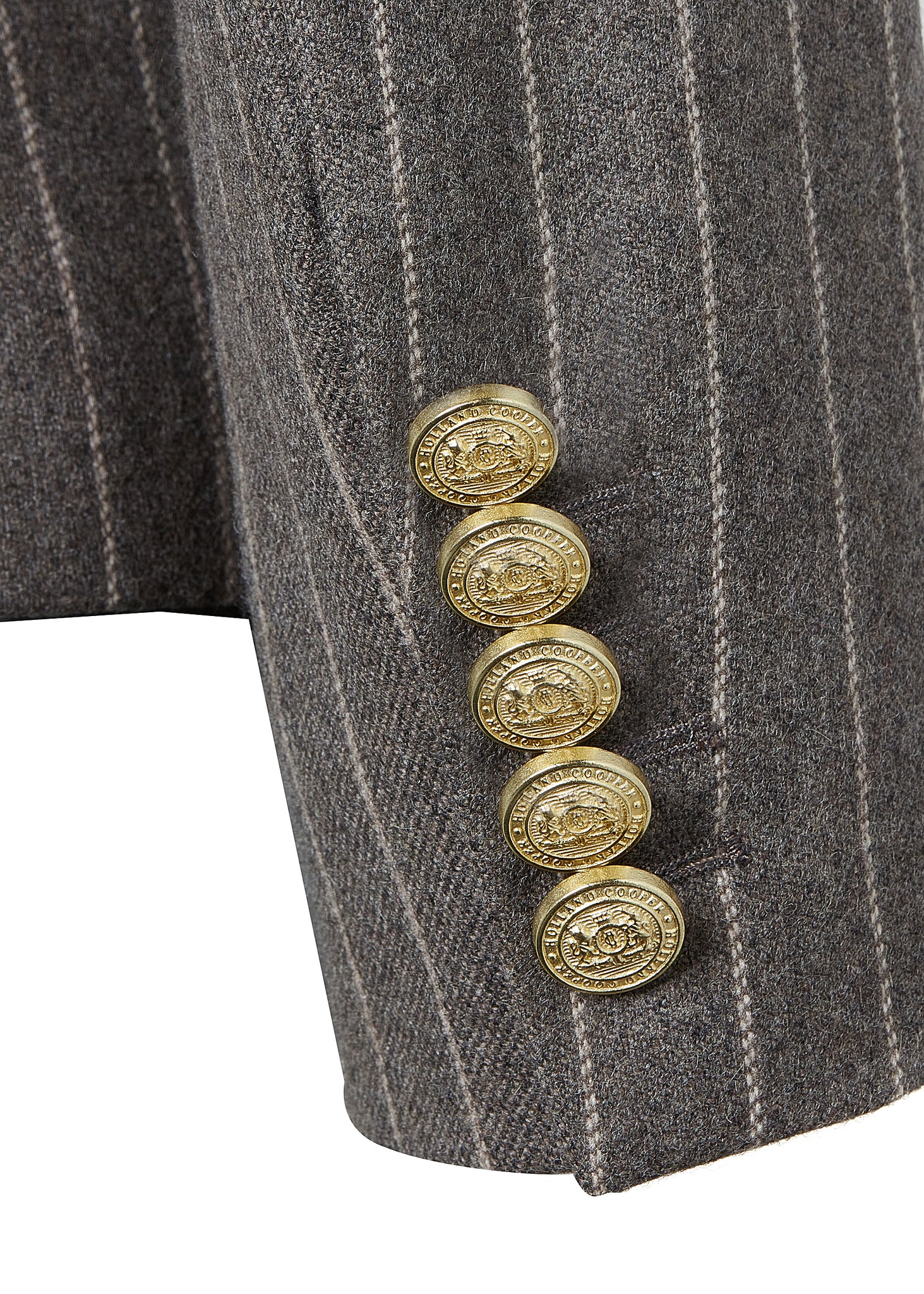 Knightsbridge Blazer (Soft Grey Pinstripe)