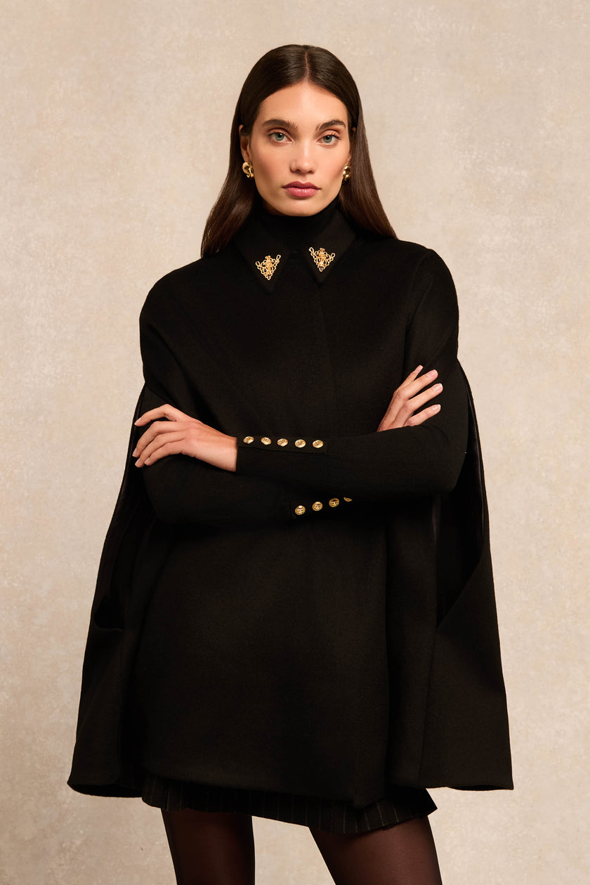 Knightsbridge Cape (Soft Black)