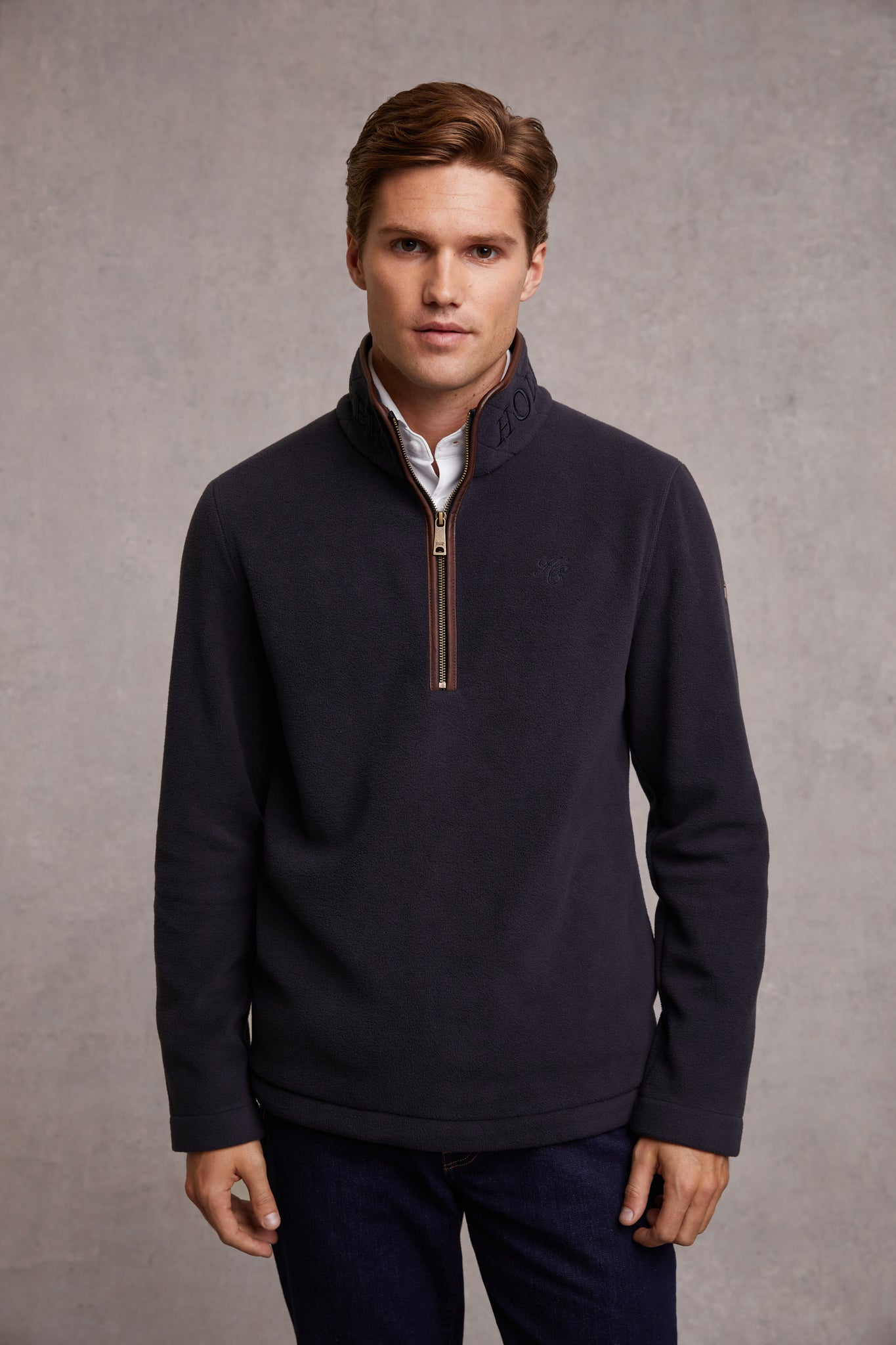 Country Fleece Quarter Zip (Ink Navy)