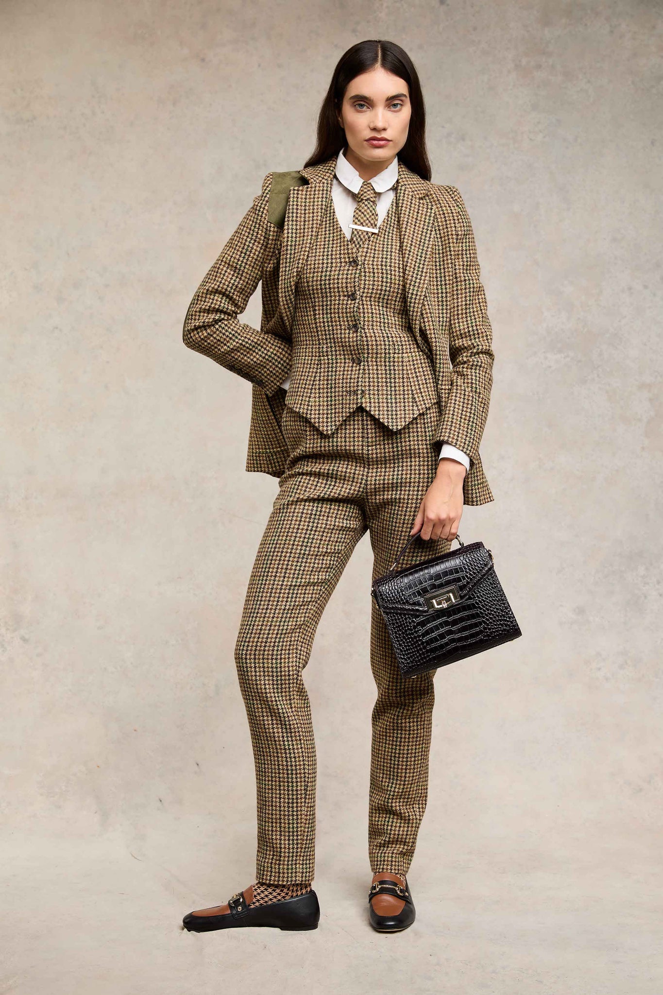 The Hailes Green Tweed Suit