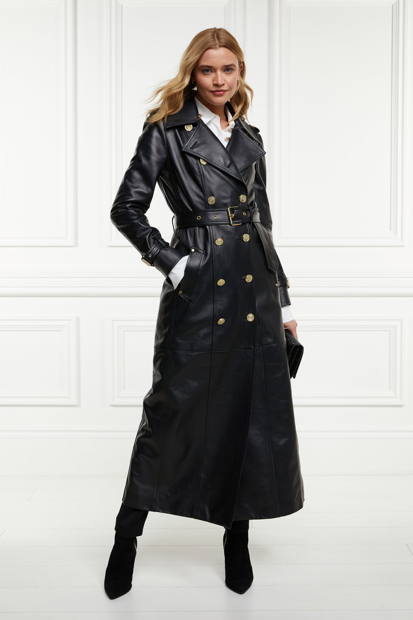 Full Length Marlborough Trench Coat (Heather Tartan) – Holland Cooper ®