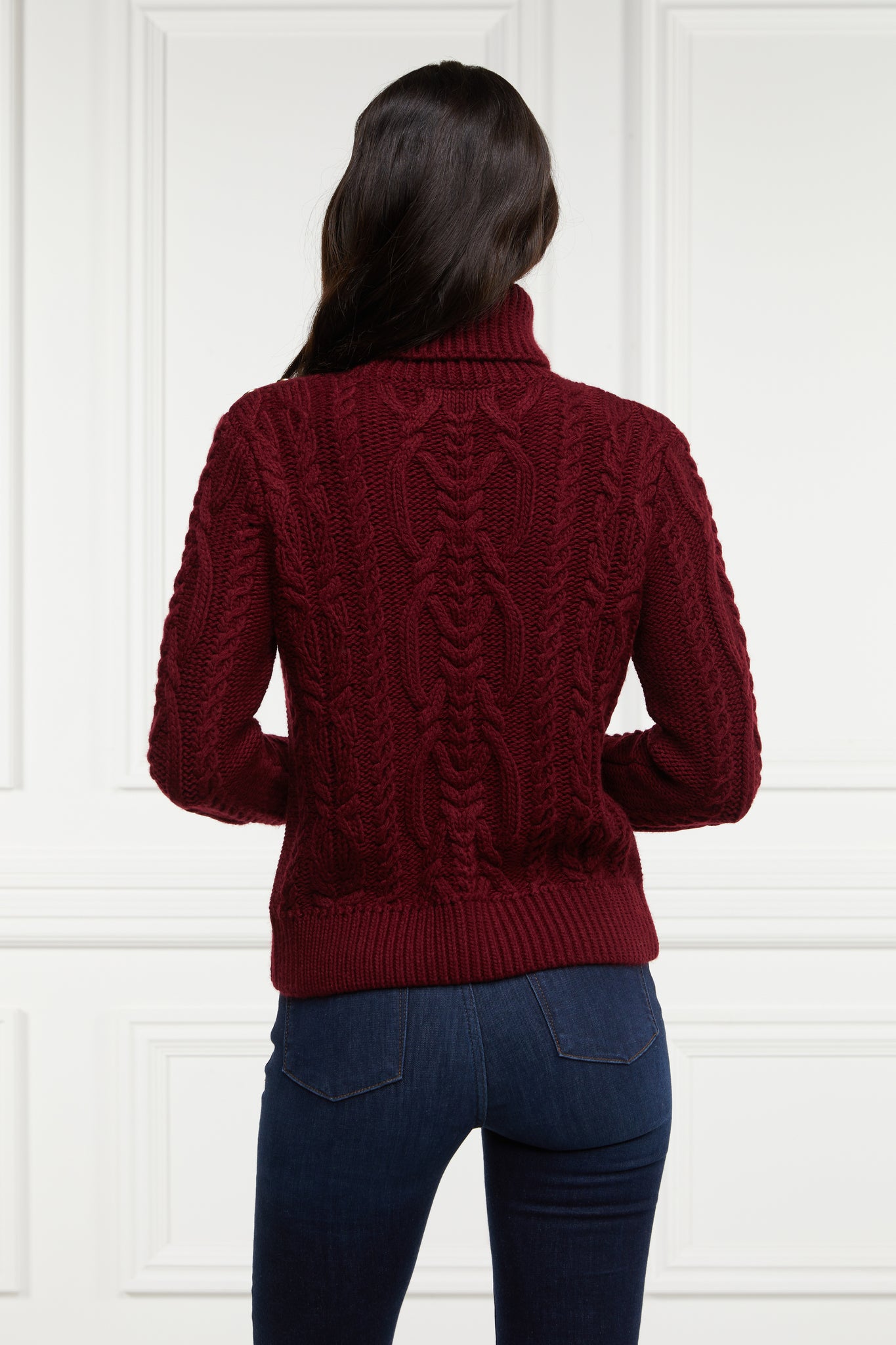 Belgravia Cable Knit (Oxblood)