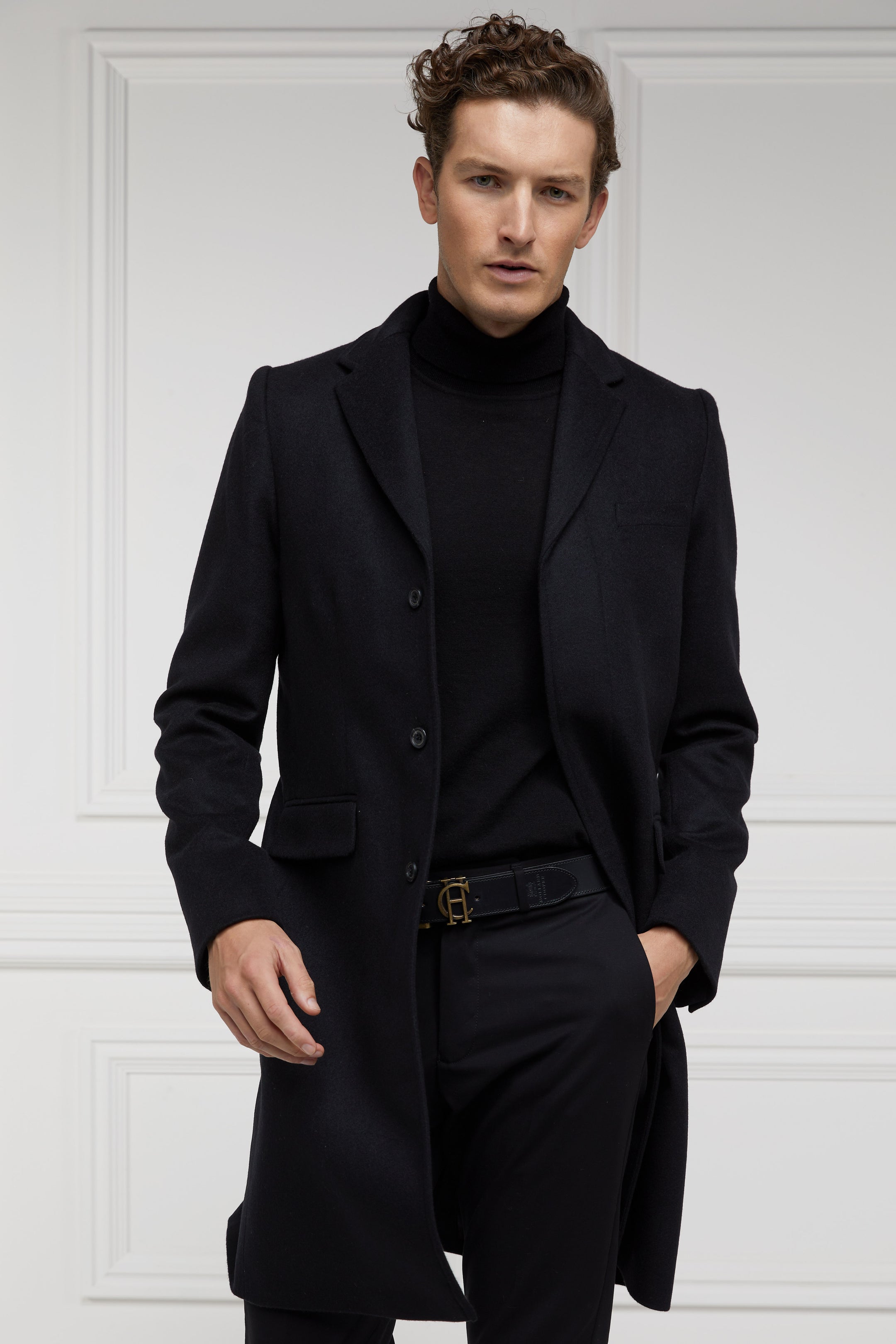 The Cheltenham Coat (Soft Black) – Holland Cooper