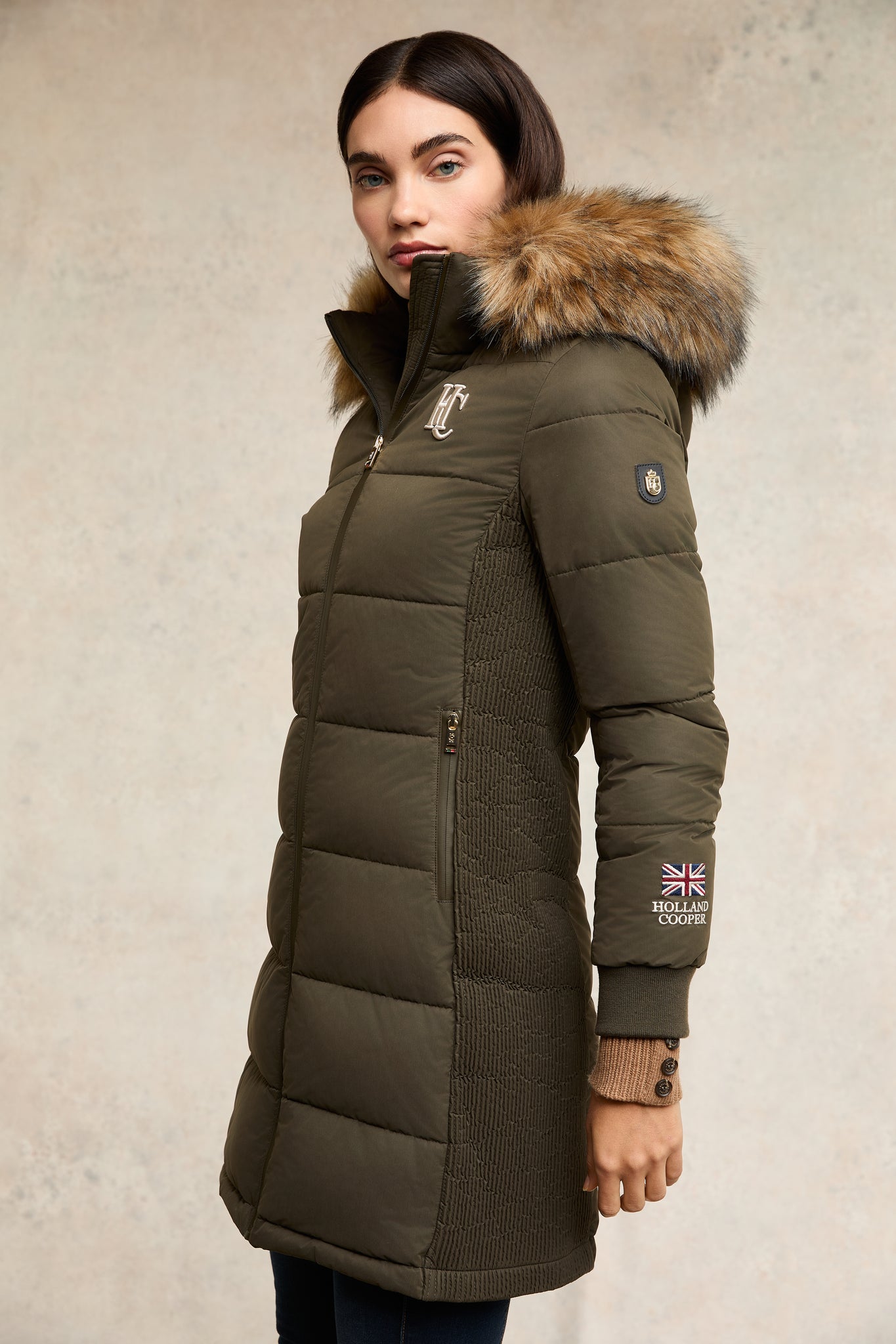 Team Padded Coat (Khaki)