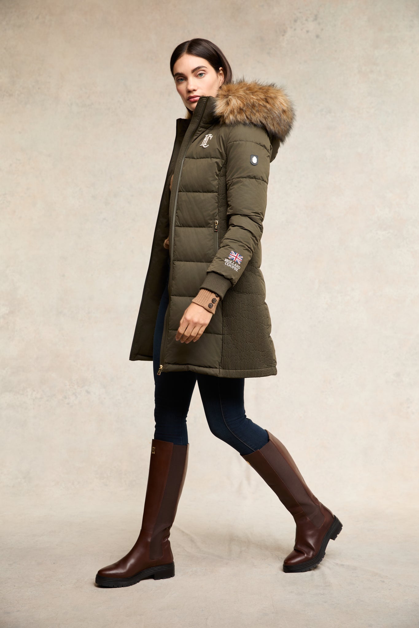 Team Padded Coat (Khaki)