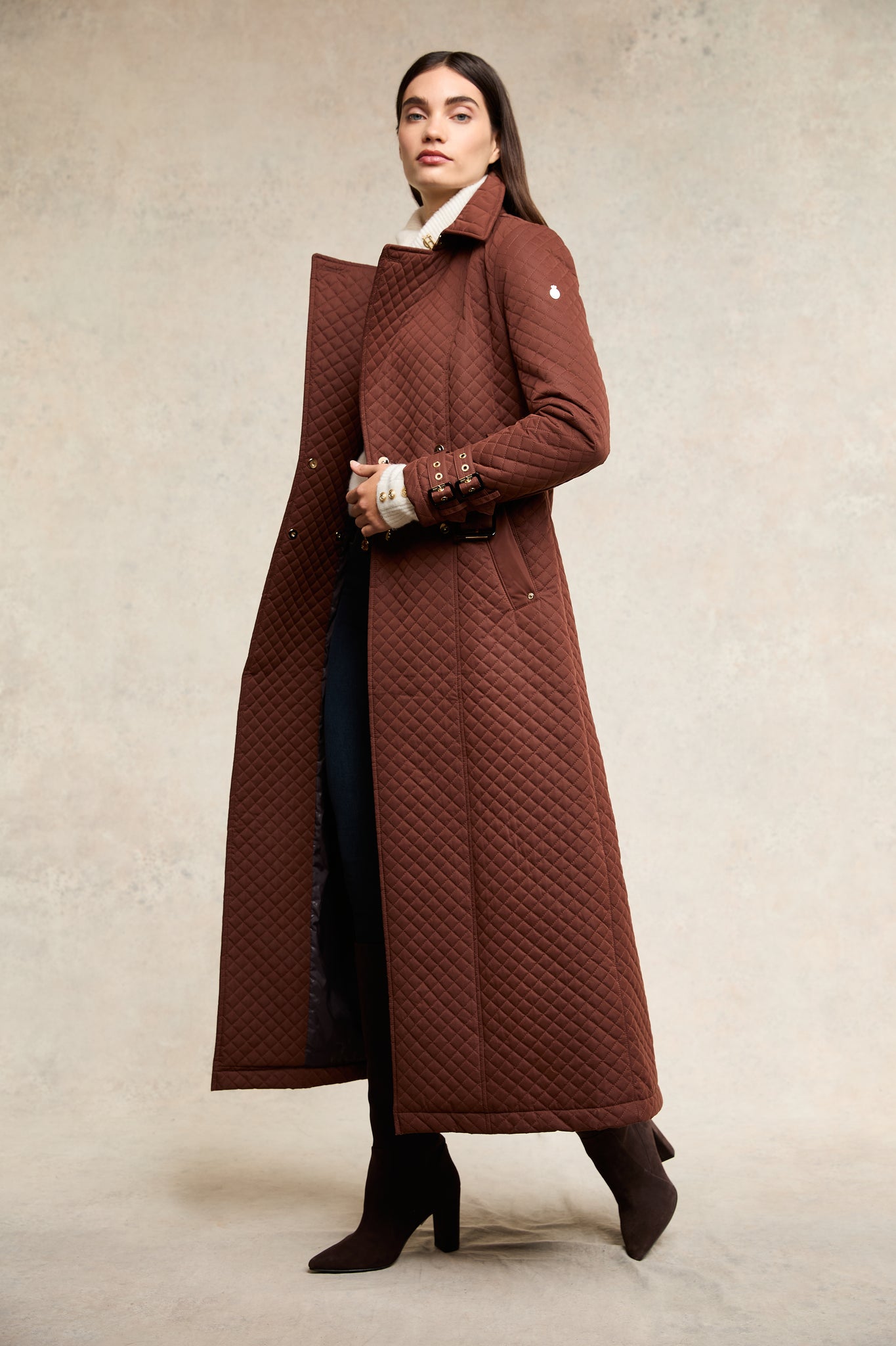 Leyburn Coat (Dark Amber)