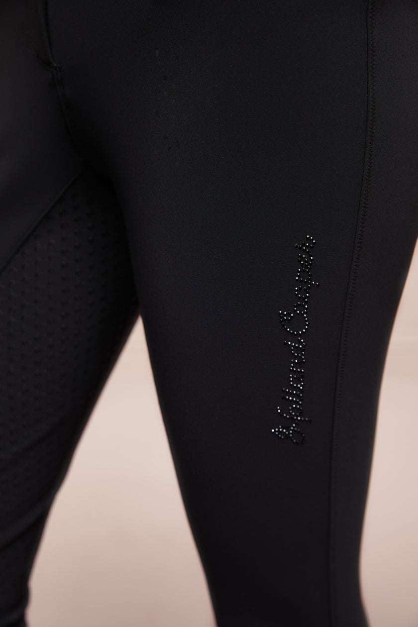 Premium Mid Rise Breeches (Black)