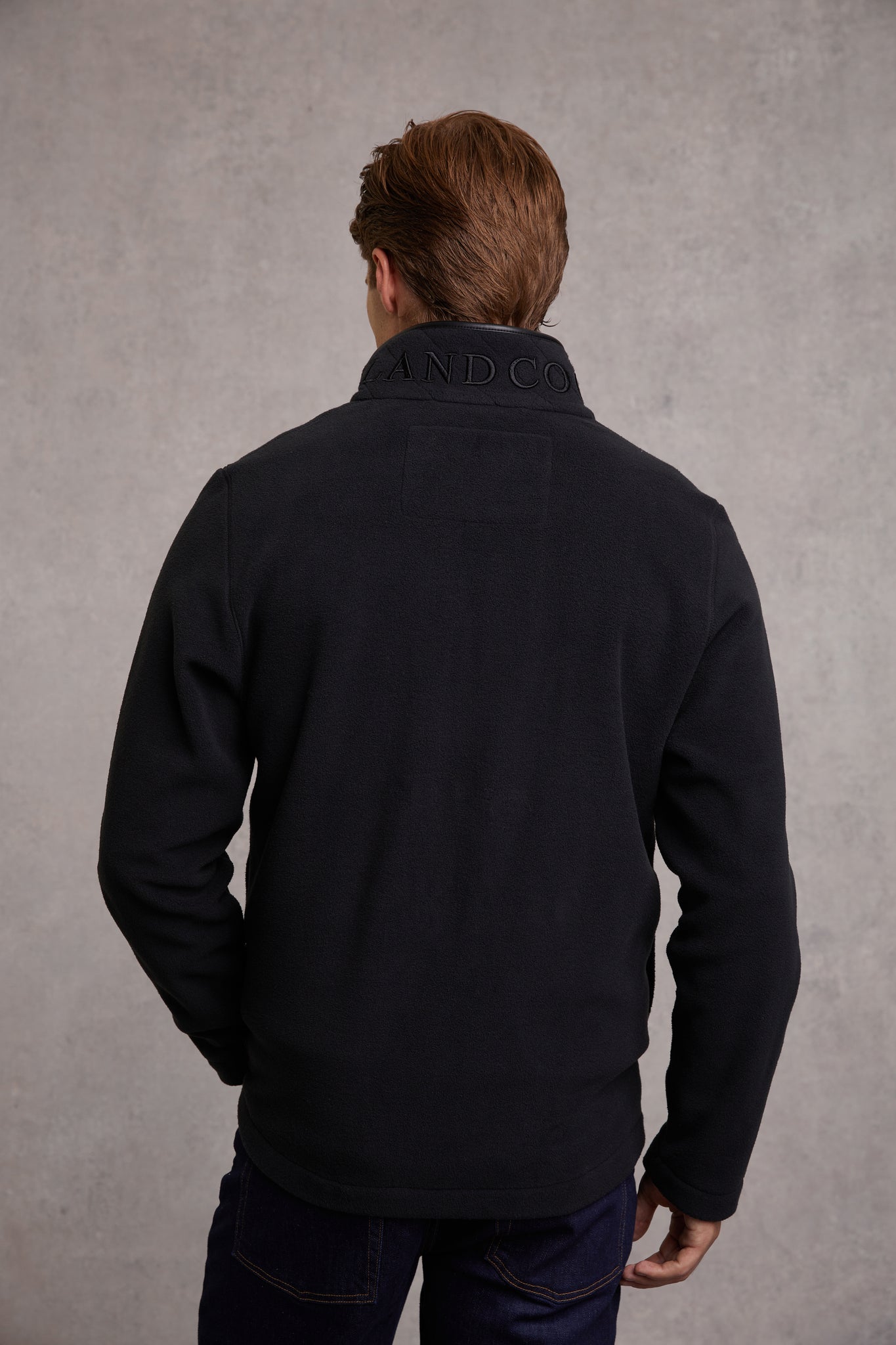 Country Fleece Jacket Black Holland Cooper