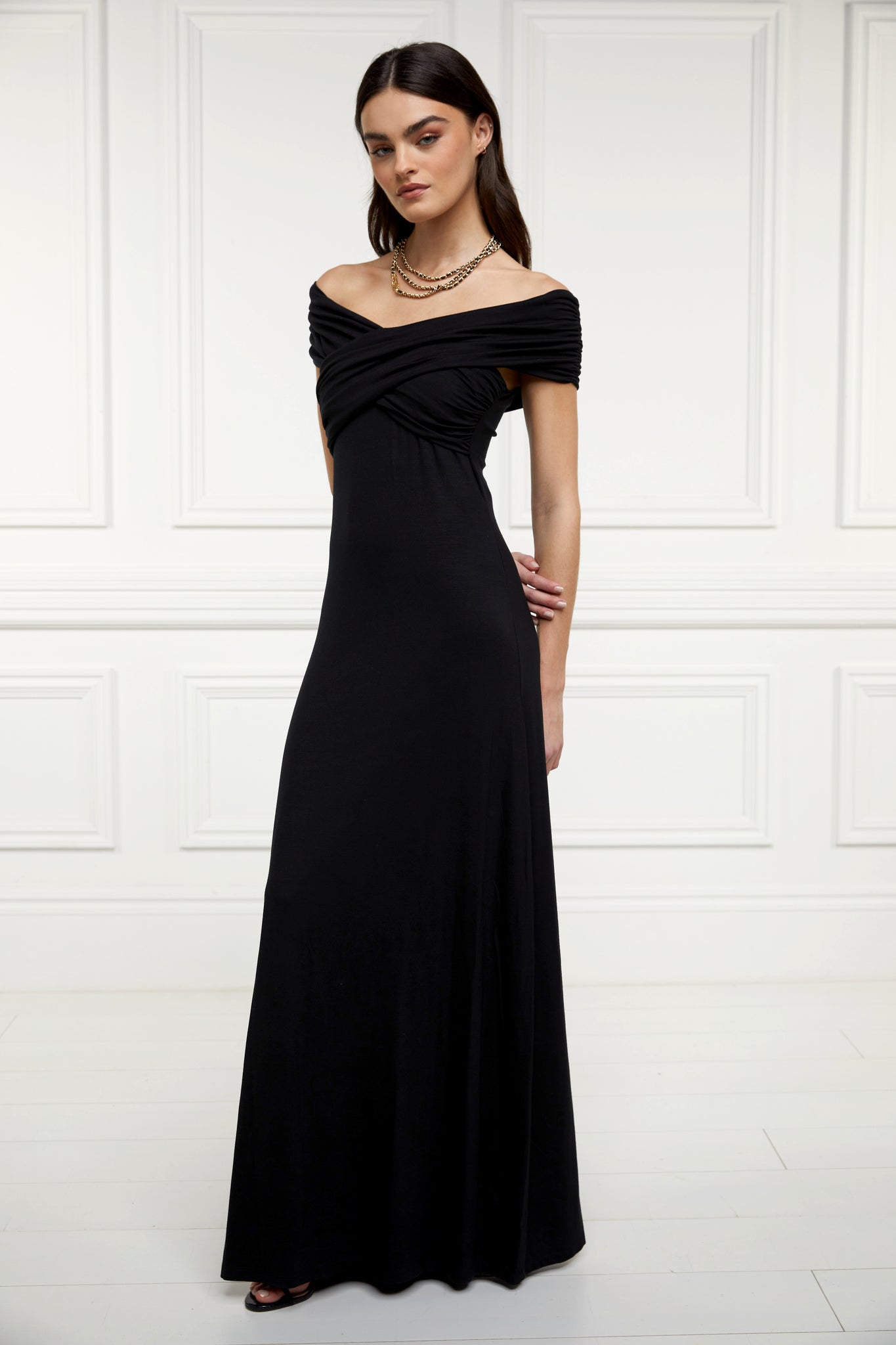 Alexandra Maxi Dress Black Holland Cooper